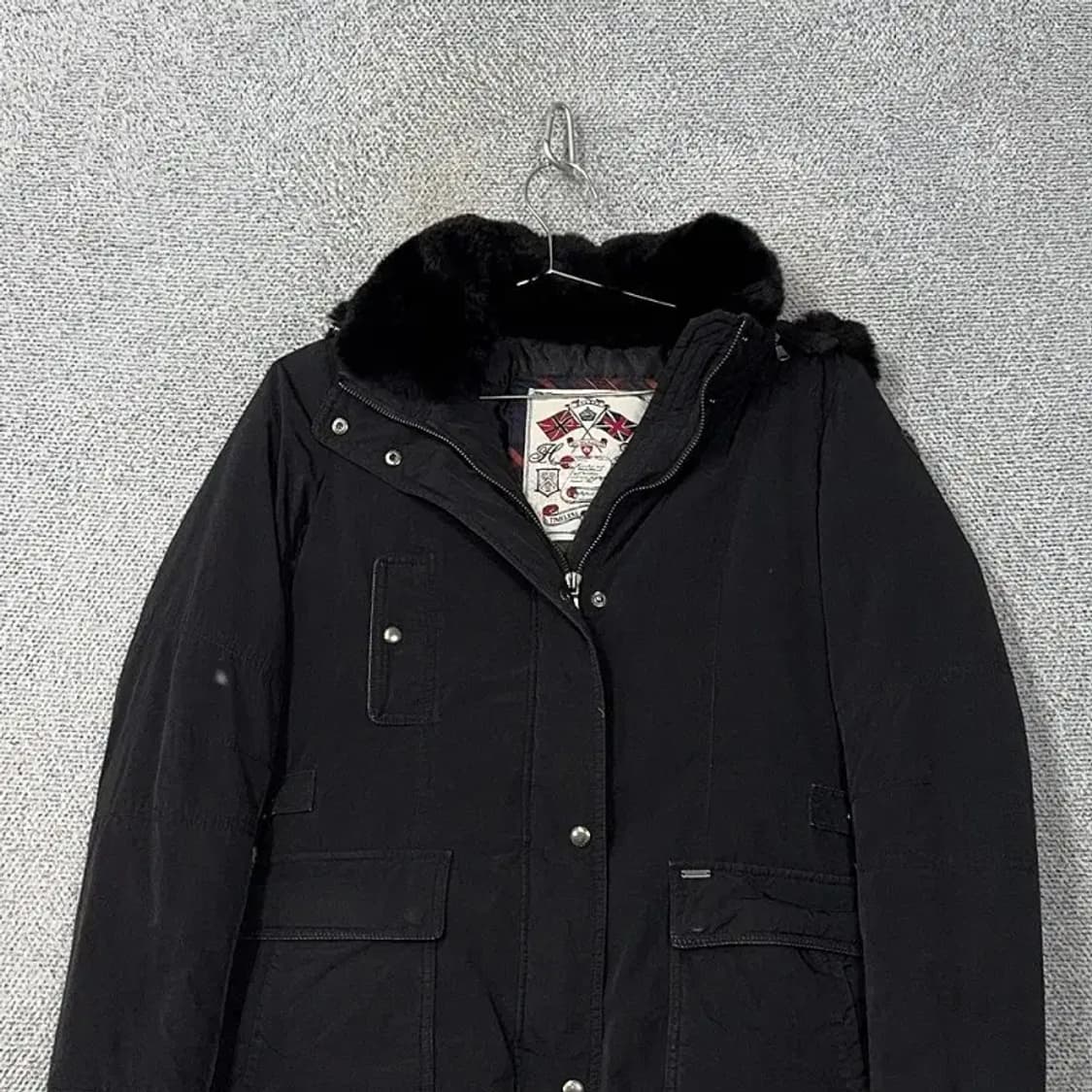 해지스 블랙 캐주얼 덕다운 오리털 패딩 점퍼 85-160 상품이미지2