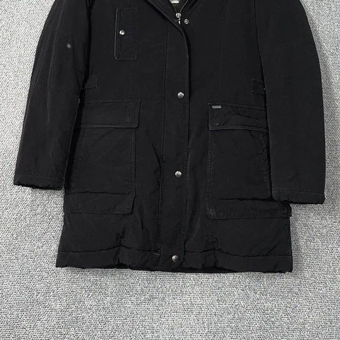 해지스 블랙 캐주얼 덕다운 오리털 패딩 점퍼 85-160 상품이미지3