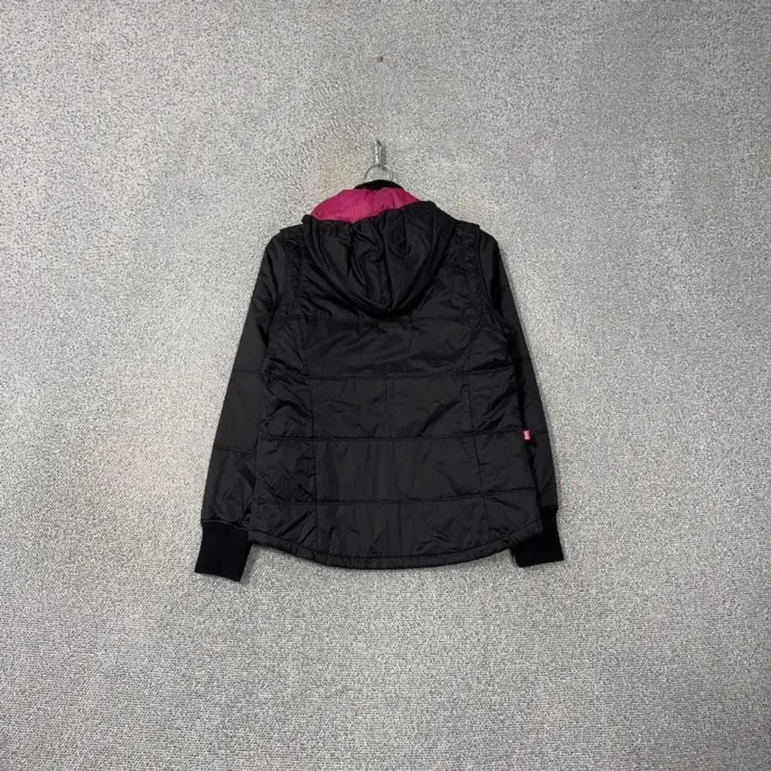 리복 블랙 핑크 포인트 경량 패딩 점퍼 95 상품이미지2