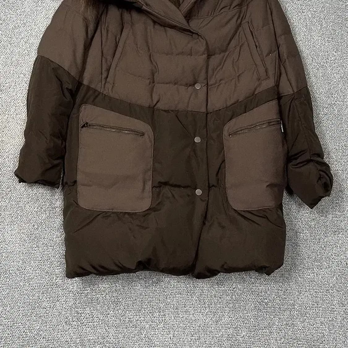 지고트 여성 덕다운 라쿤퍼 파카 패딩 점퍼 85-88-155 상품이미지4