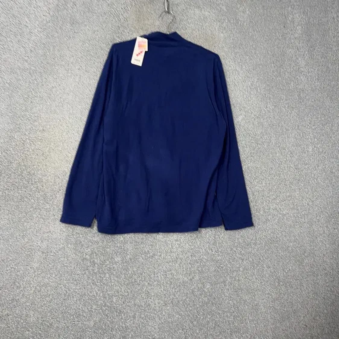 [새상품]유니클로 네이비 기모 폴라 긴팔티 L 상품이미지2