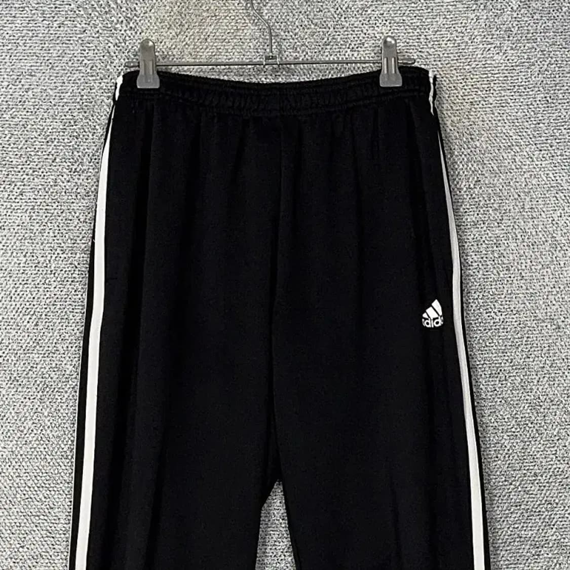 아디다스 블랙 로고 삼선 트랙팬츠 XL 상품이미지3