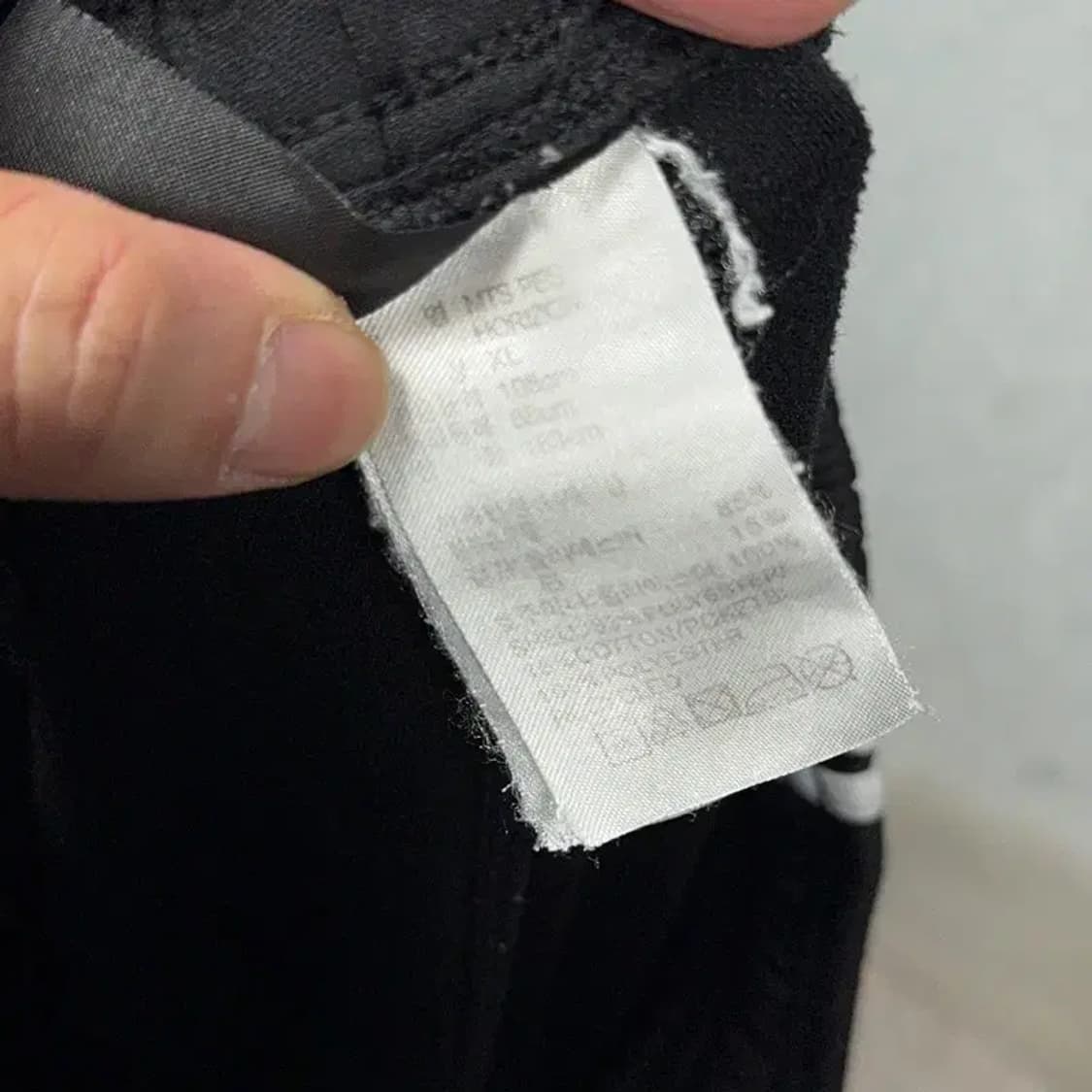 아디다스 블랙 로고 삼선 트랙팬츠 XL 상품이미지5