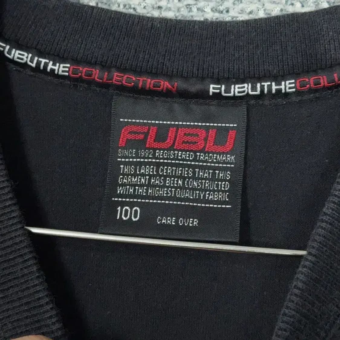 후부 빈티지 프린팅 블랙 슬리브 긴팔티 100 상품이미지3