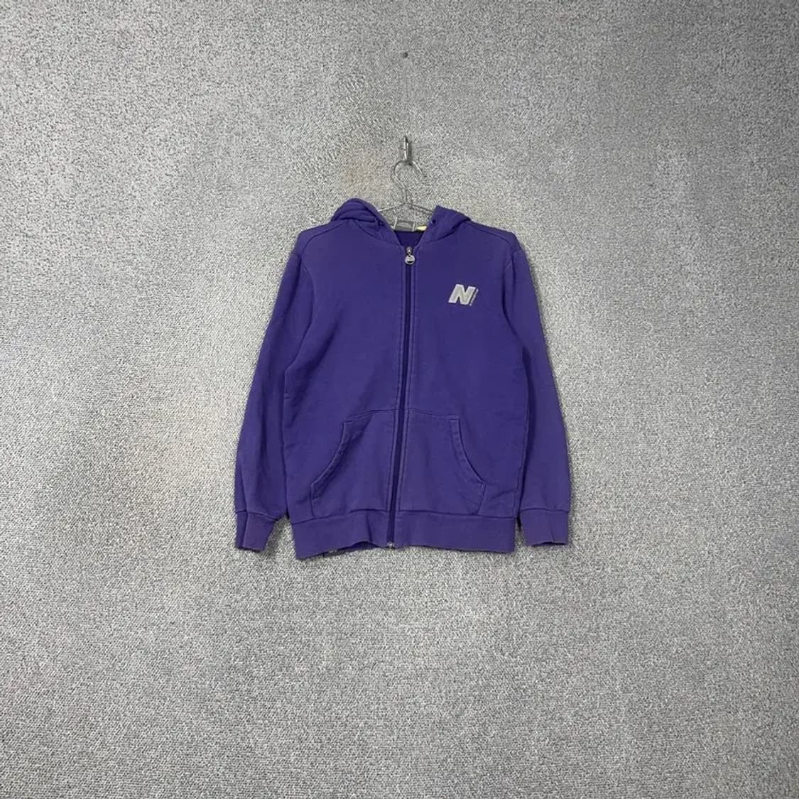 뉴발란스 러거 퍼플 후드집업 90 상품이미지1