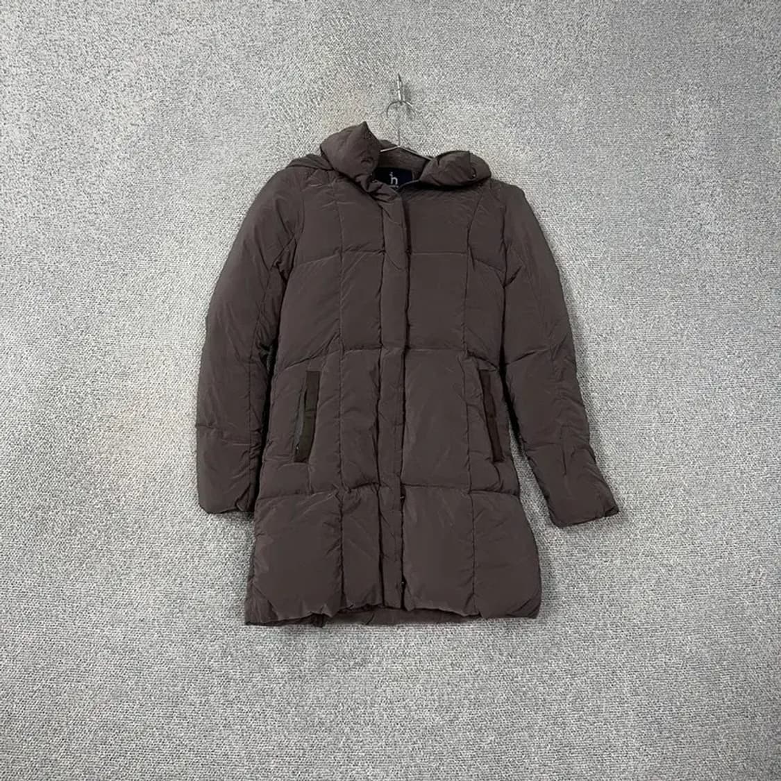 해지스 덕다운 브라운 퍼 롱 패딩 85 상품이미지1