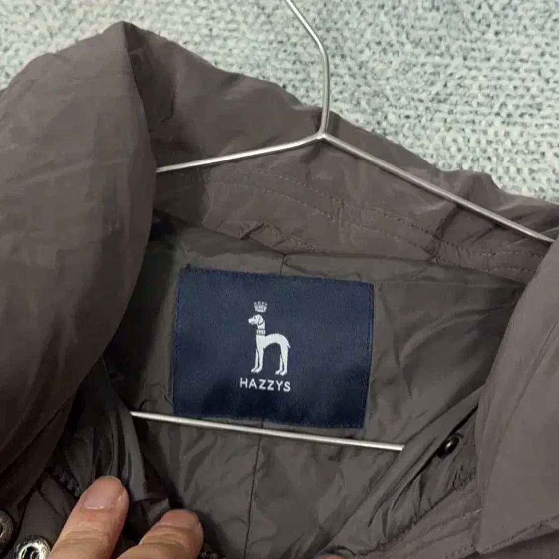 해지스 덕다운 브라운 퍼 롱 패딩 85 상품이미지5