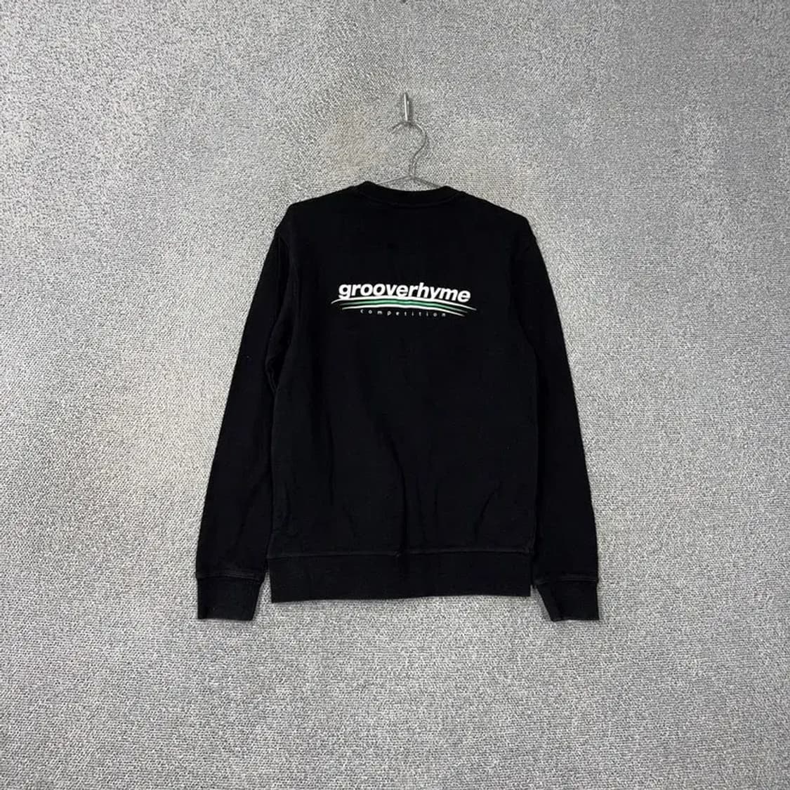 그루브라임 로고 코튼 맨투맨 S 상품이미지2