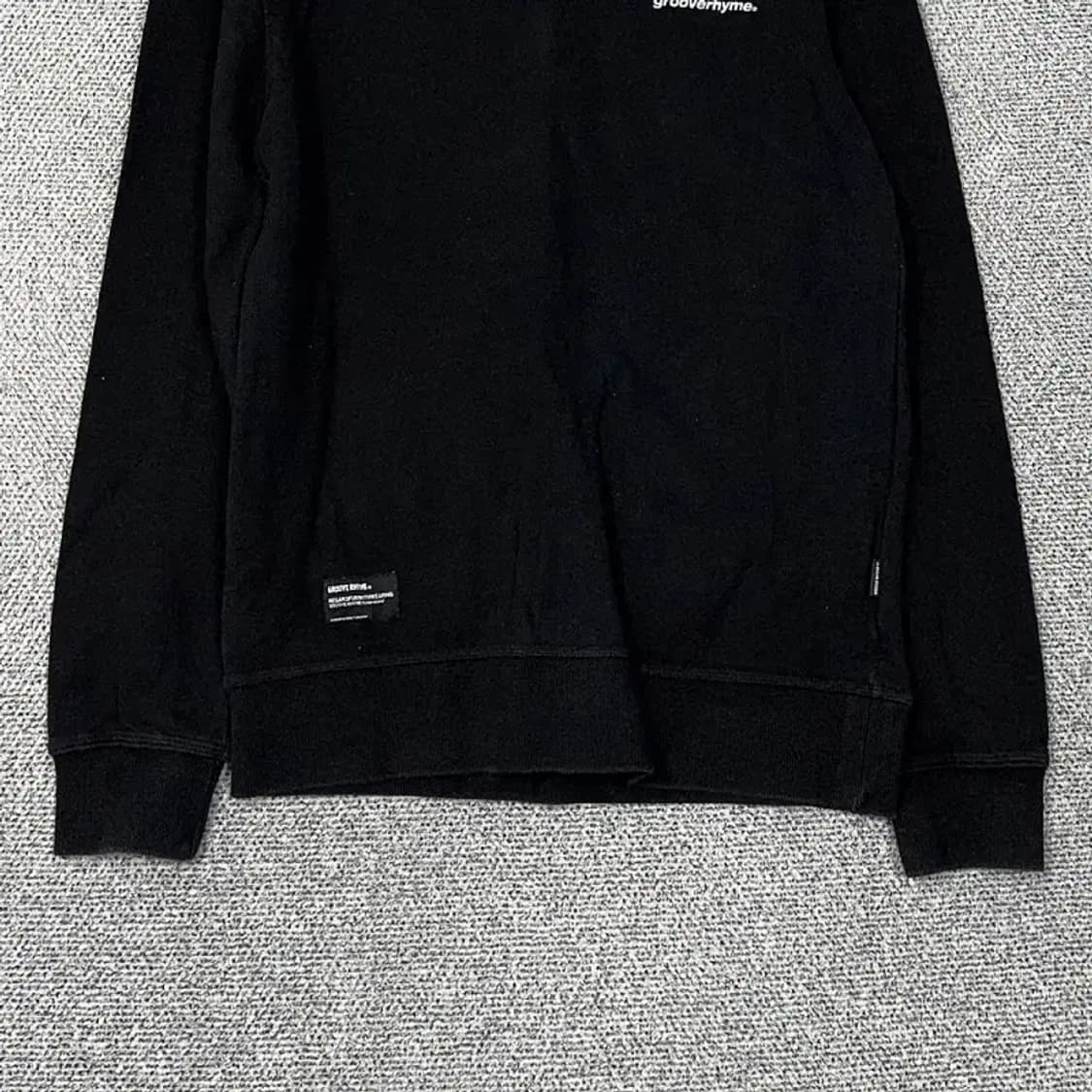 그루브라임 로고 코튼 맨투맨 S 상품이미지4