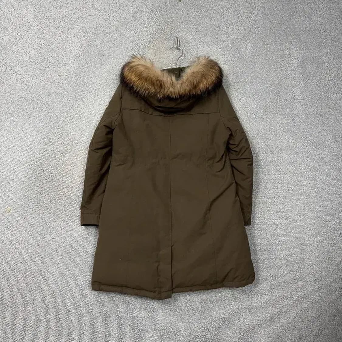 네파 브라운 로고 다운 롱패딩 100 상품이미지2