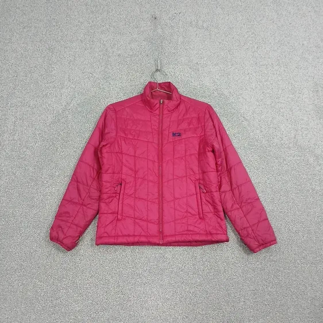 K2 핑크 로고 경량 패딩 점퍼 자켓 90 상품이미지1