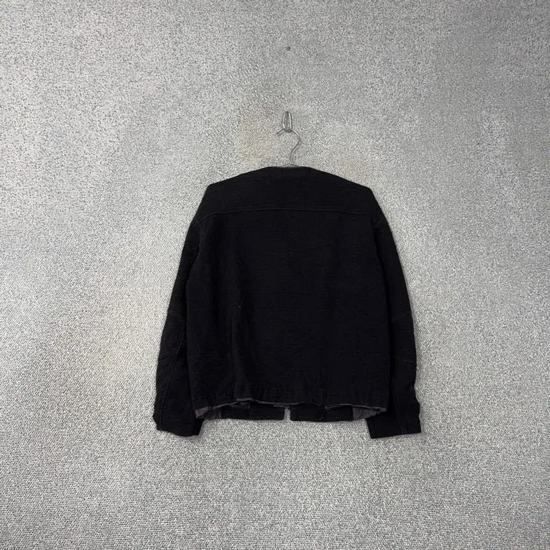 SJSJ 한섬 여성 빈티지 패치 포켓 블랙 자켓 76-90-155 상품이미지2