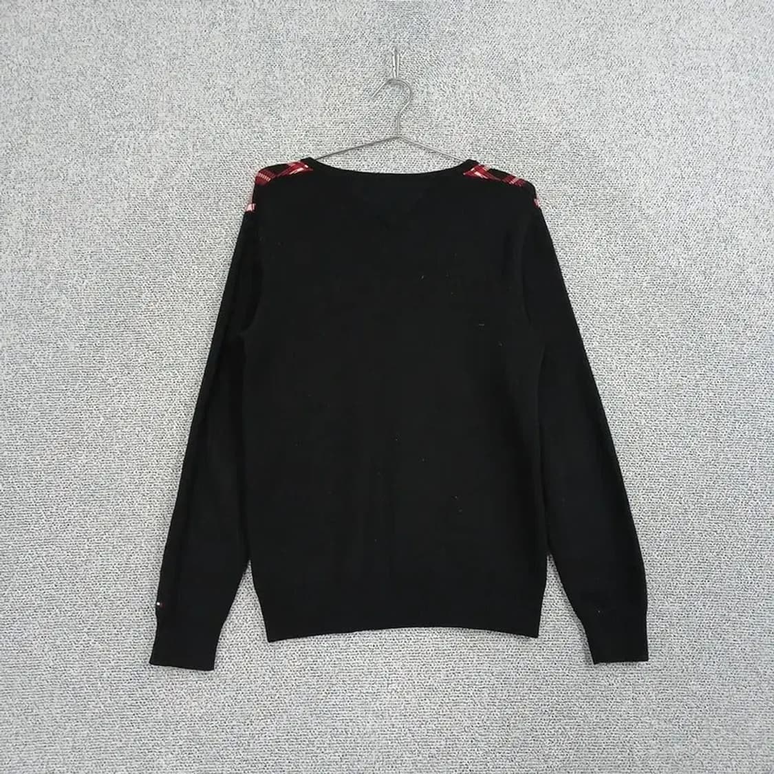 타미힐피거 레드 체크 캐주얼 니트 S 상품이미지2