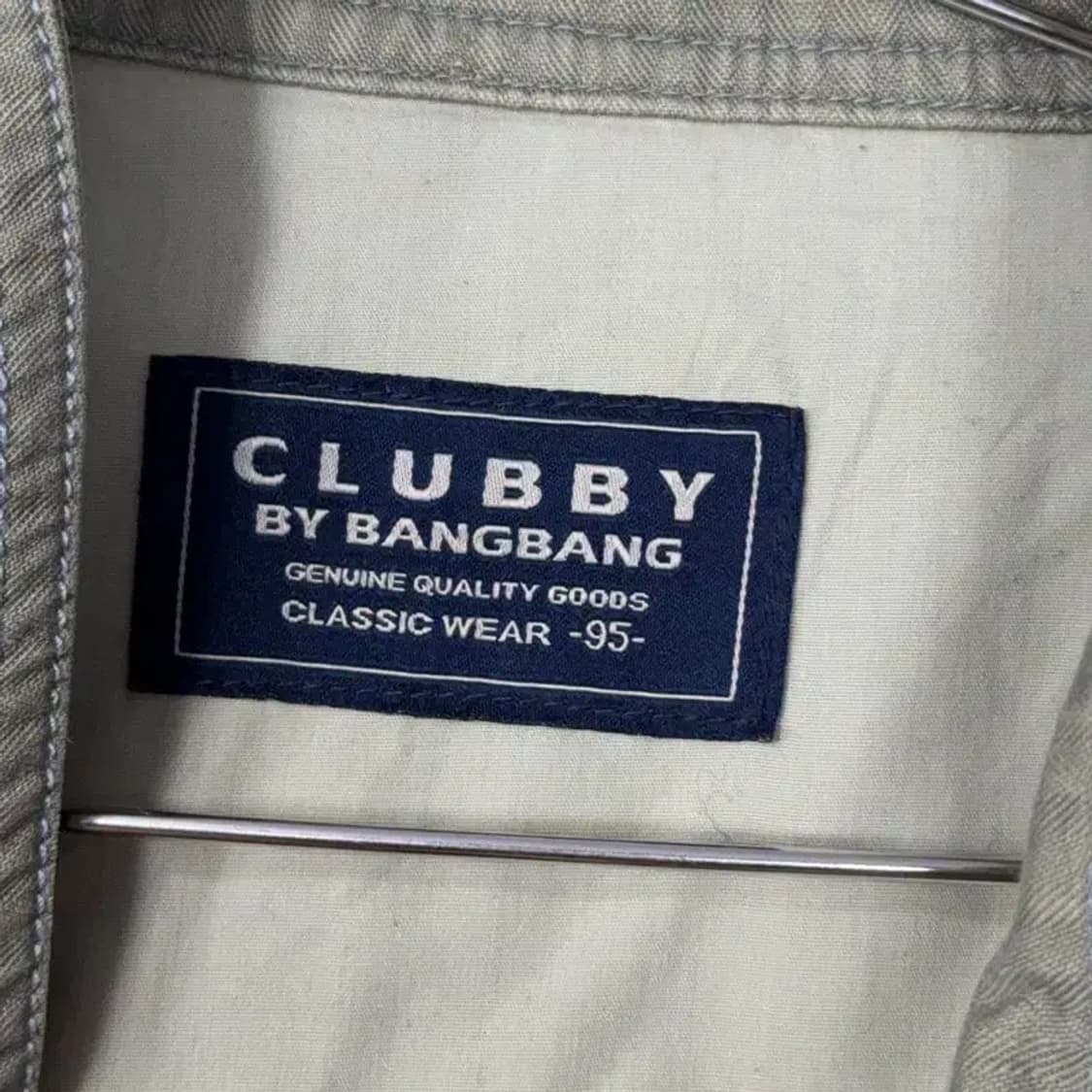 뱅뱅 빈티지 카키 레트로 자켓 95 상품이미지3