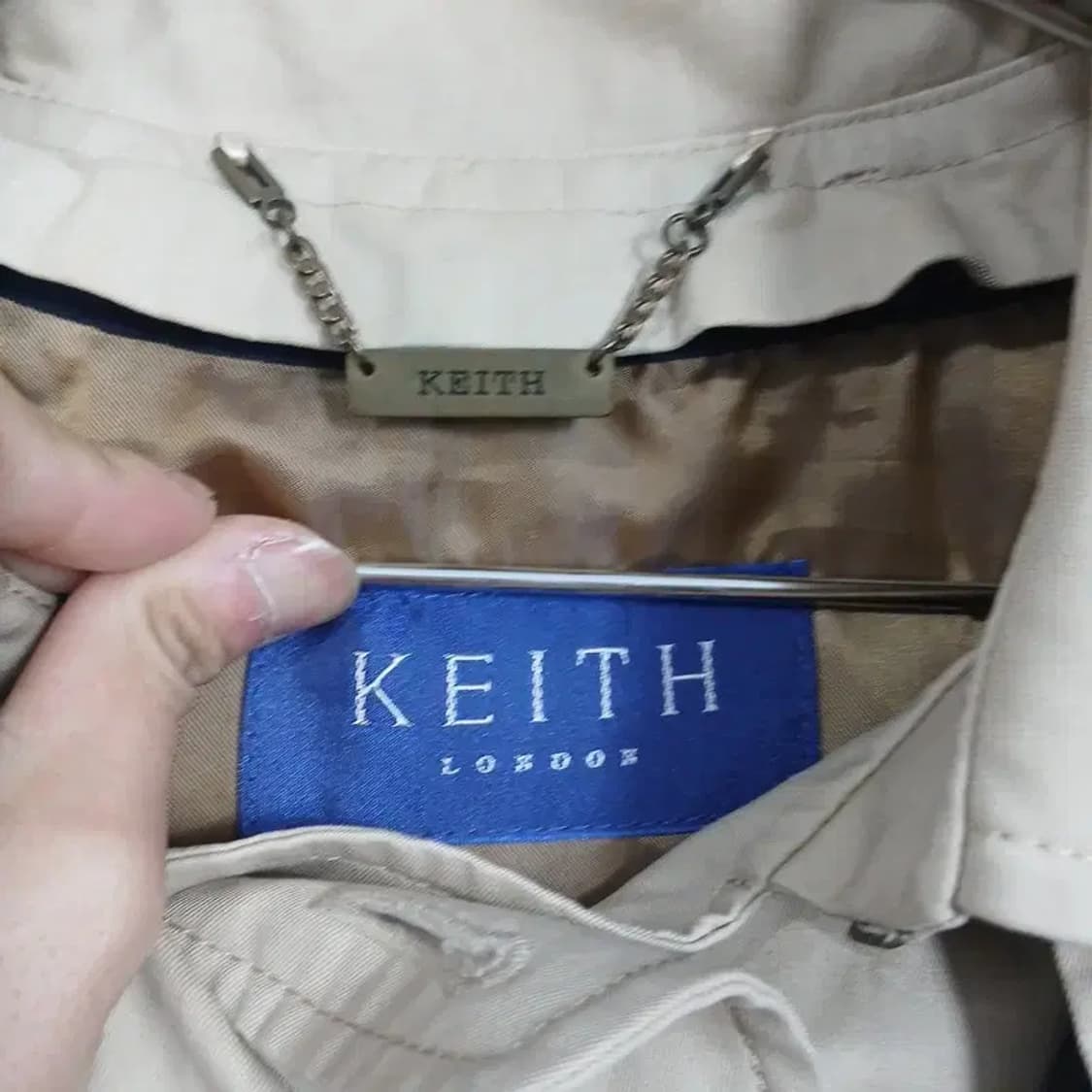 키이스 런던 여성 베이지 트렌치코트 82-88-155 상품이미지5