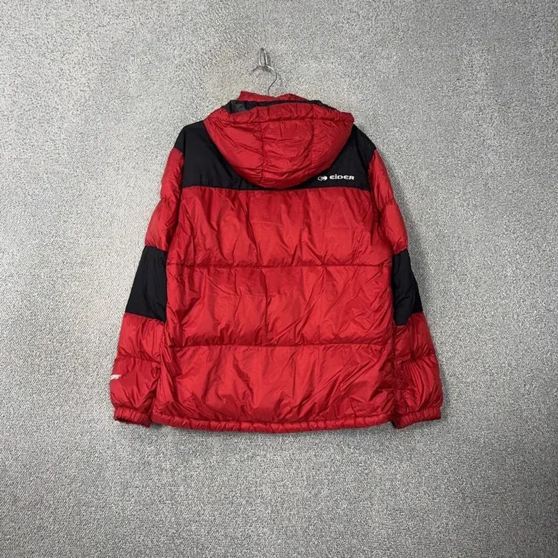 아이더 눕시 700 구스다운 레드 패딩 L 상품이미지2