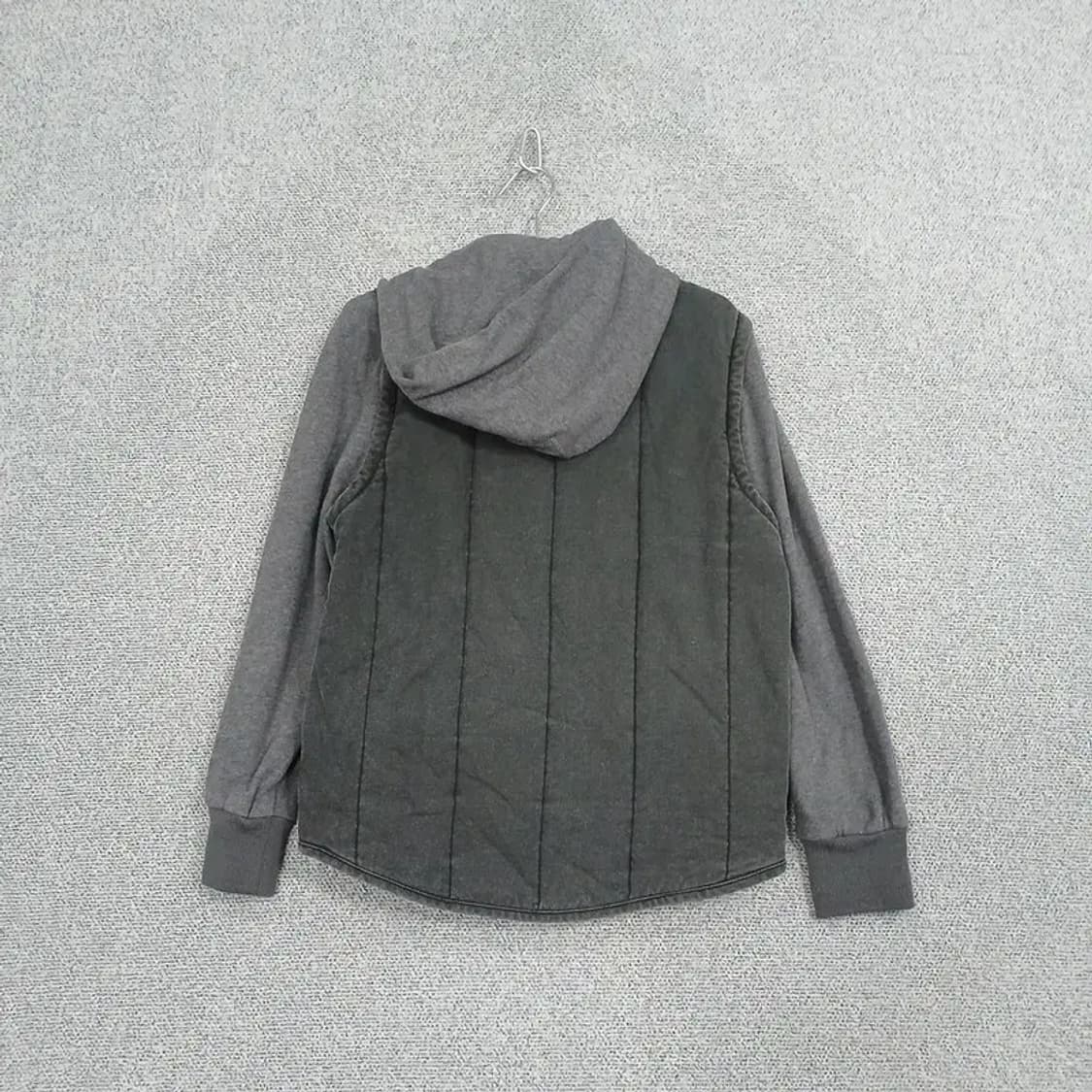 브릭스톤 빈티지 누빔 그레이 후드집업 S 상품이미지2