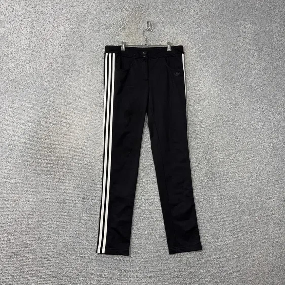 아디다스 불꽃로고 슬림 삼선 블랙 팬츠 100 상품이미지1