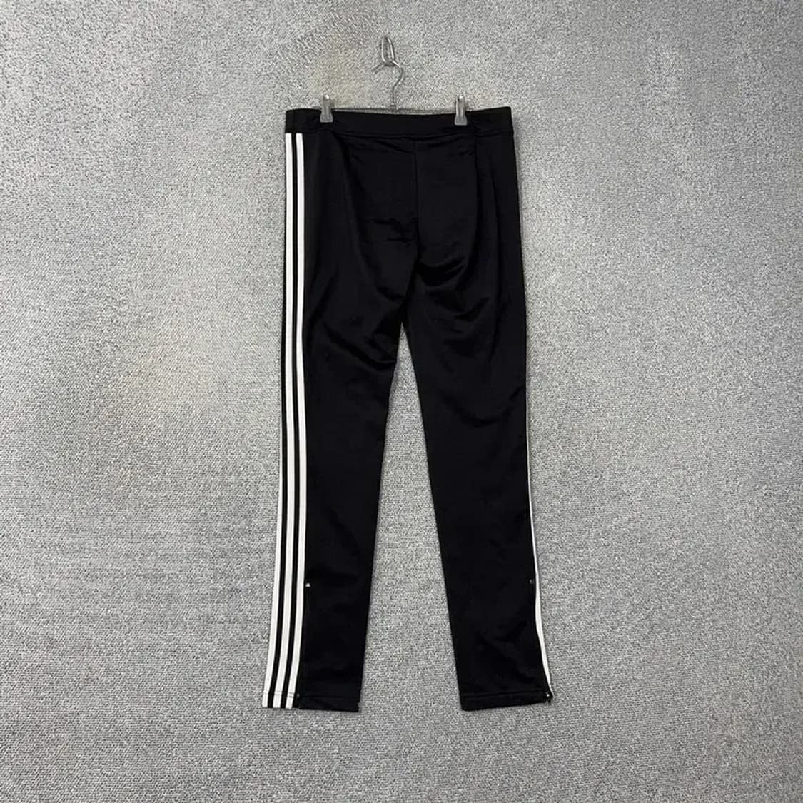 아디다스 불꽃로고 슬림 삼선 블랙 팬츠 100 상품이미지2