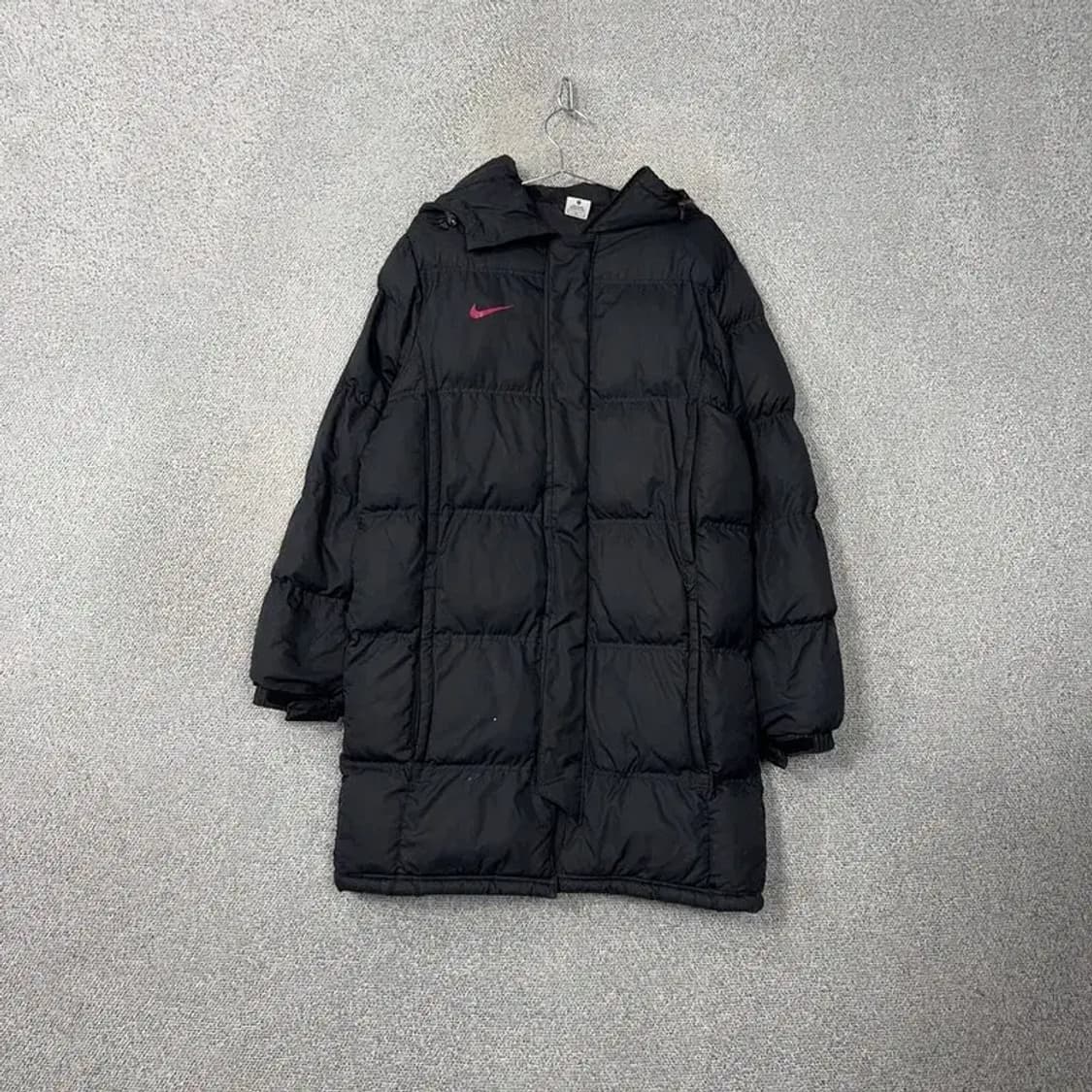 나이키 로고 블랙 롱 패딩 M 상품이미지1