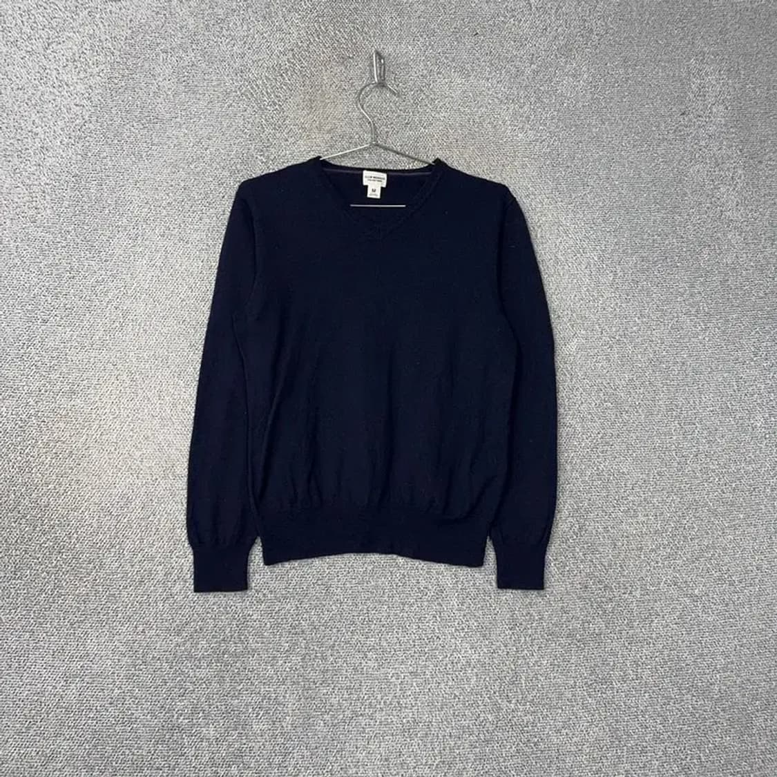 클럽모나코 네이비 캐주얼 울 니트 M 상품이미지1