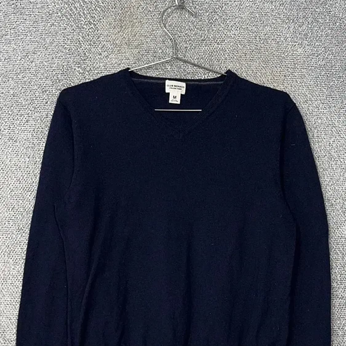 클럽모나코 네이비 캐주얼 울 니트 M 상품이미지3
