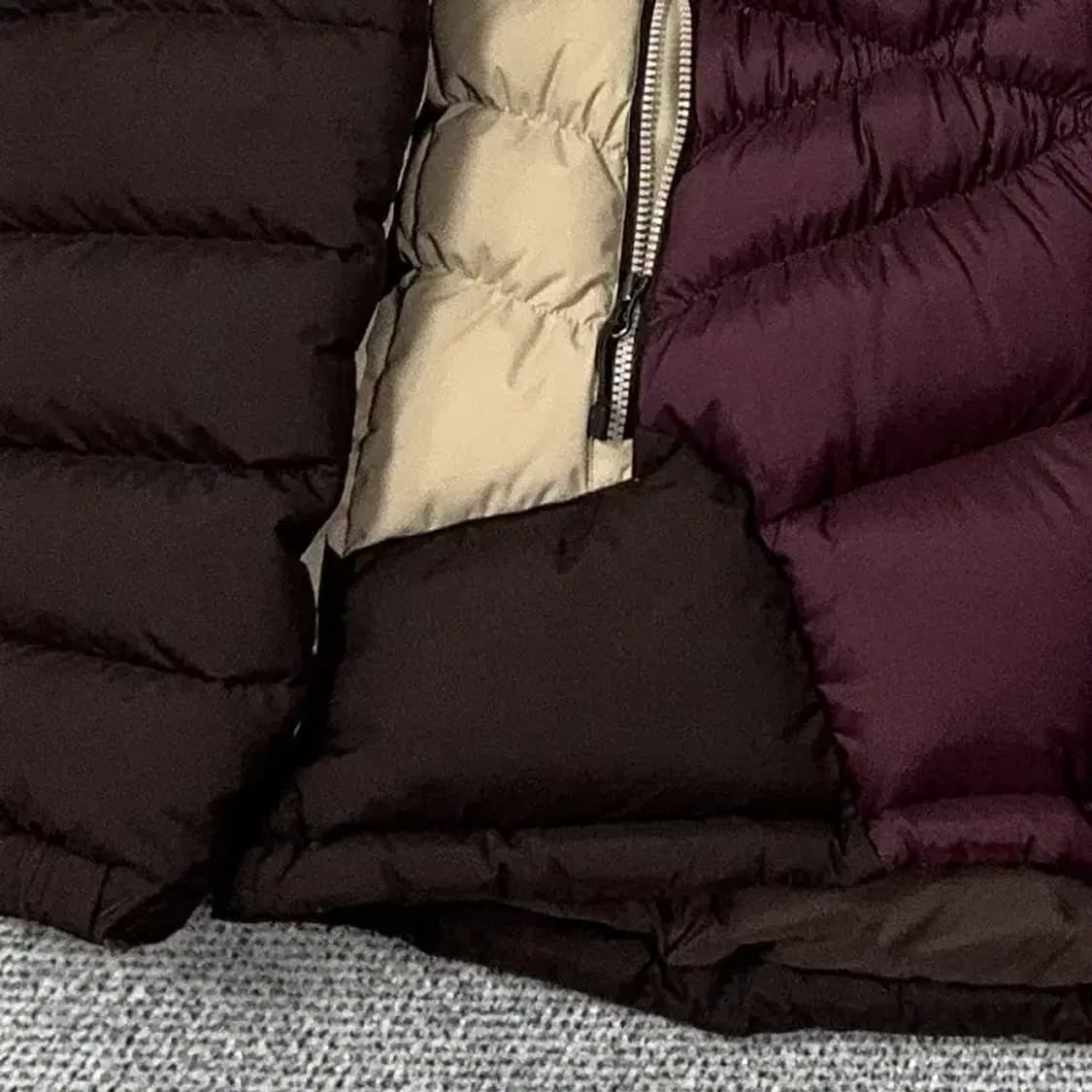 밀레 멀티컬러 구스다운 거위털 패딩 점퍼 100 상품이미지3