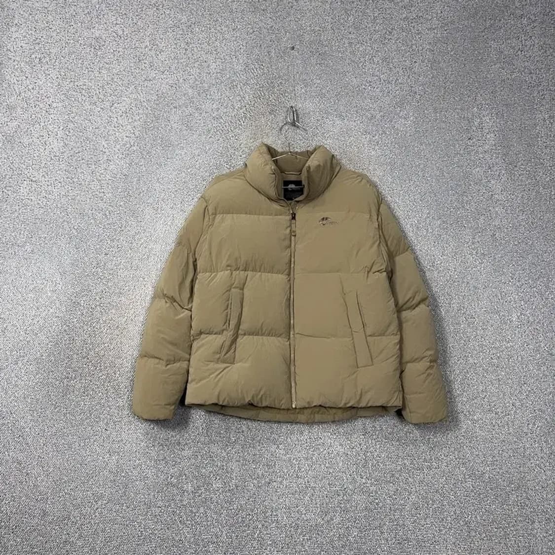네파 베이지 로고 캐주얼 덕다운 푸퍼 패딩 95 상품이미지1