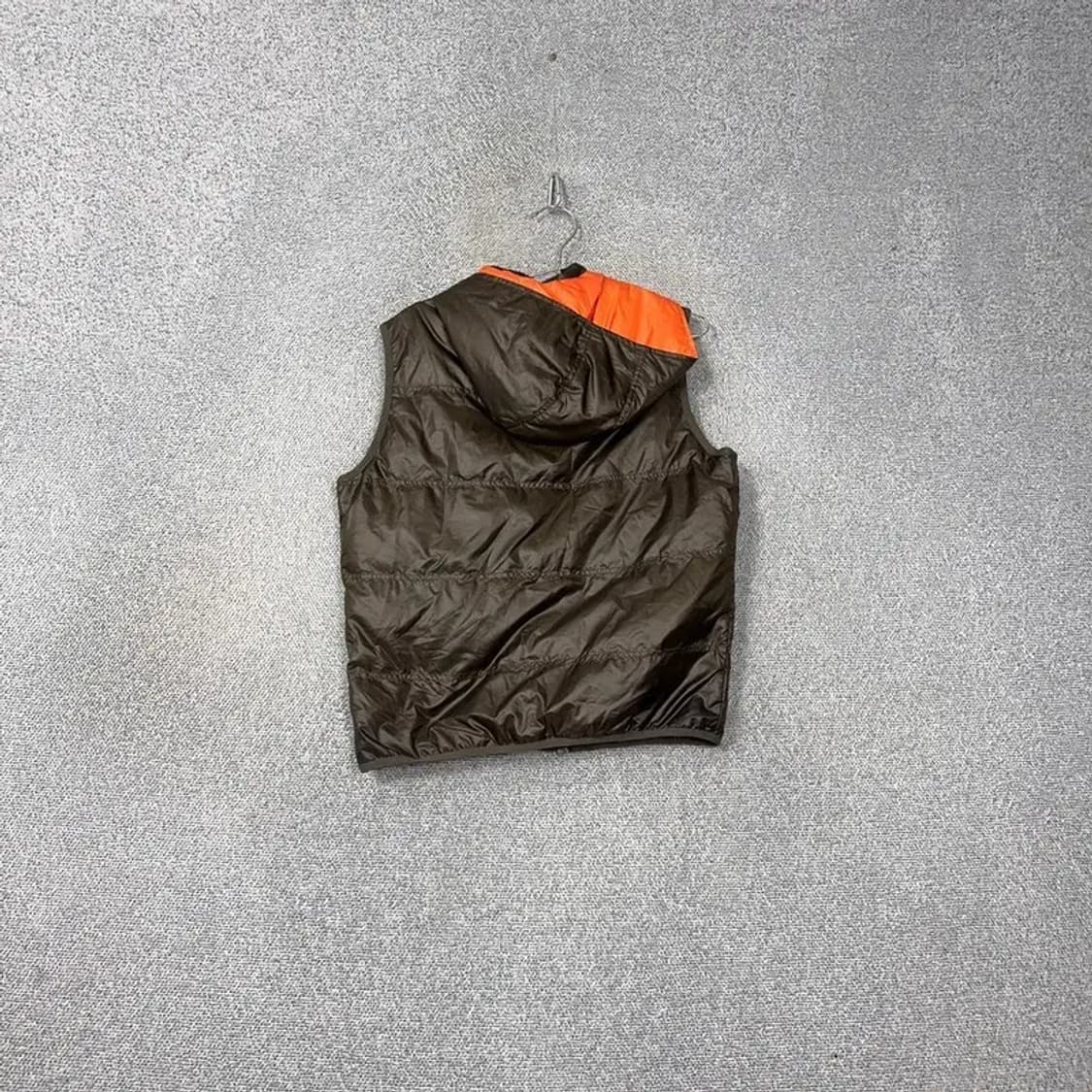 아디다스 브라운 빈티지 로고 구스다운 패딩 조끼 M/M 상품이미지2