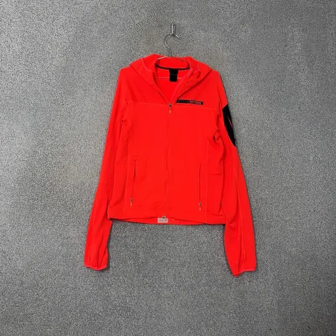 아디다스 형광 오렌지 기능성 집업 M 상품이미지1