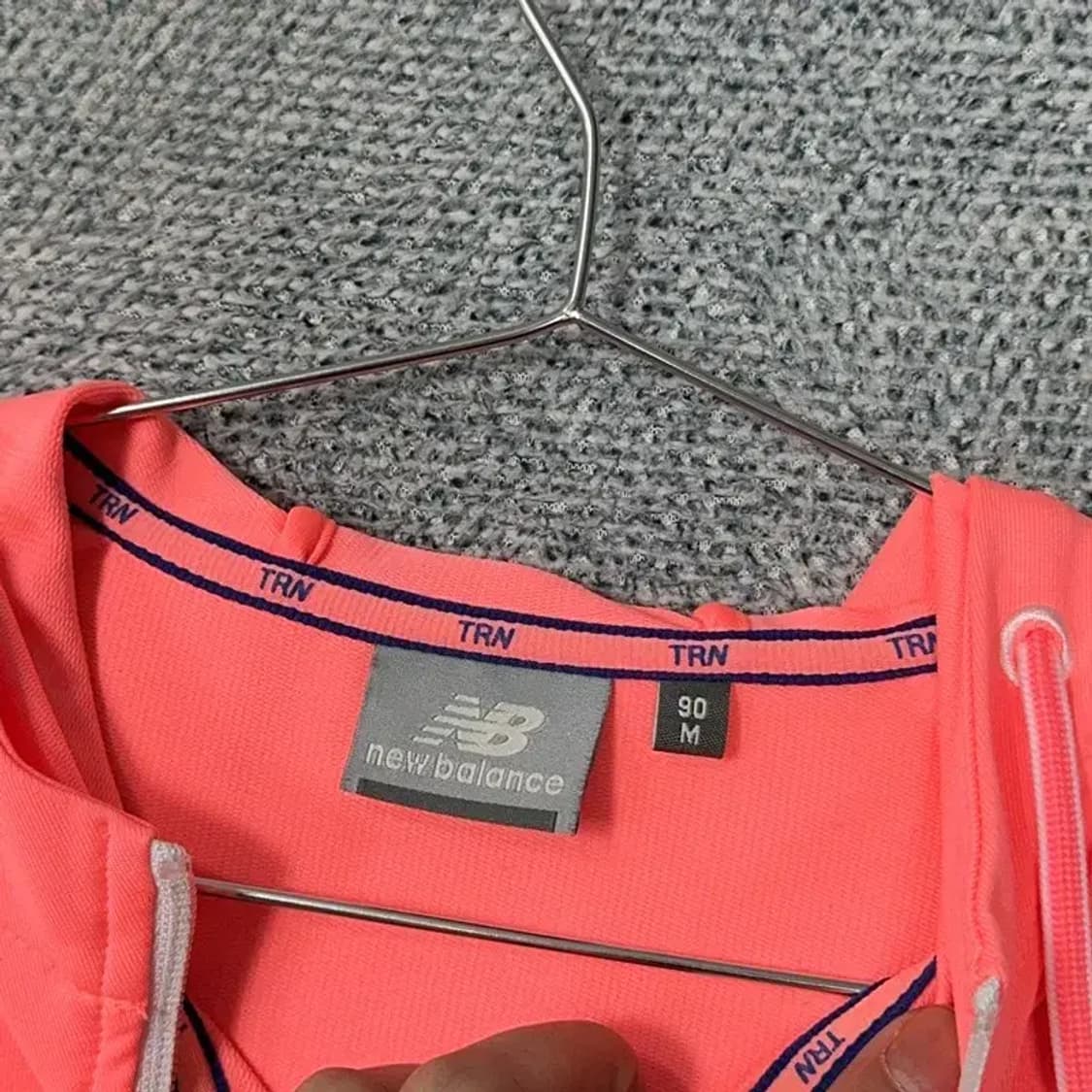 뉴발란스 로고 기능성 후드집업 M 상품이미지4