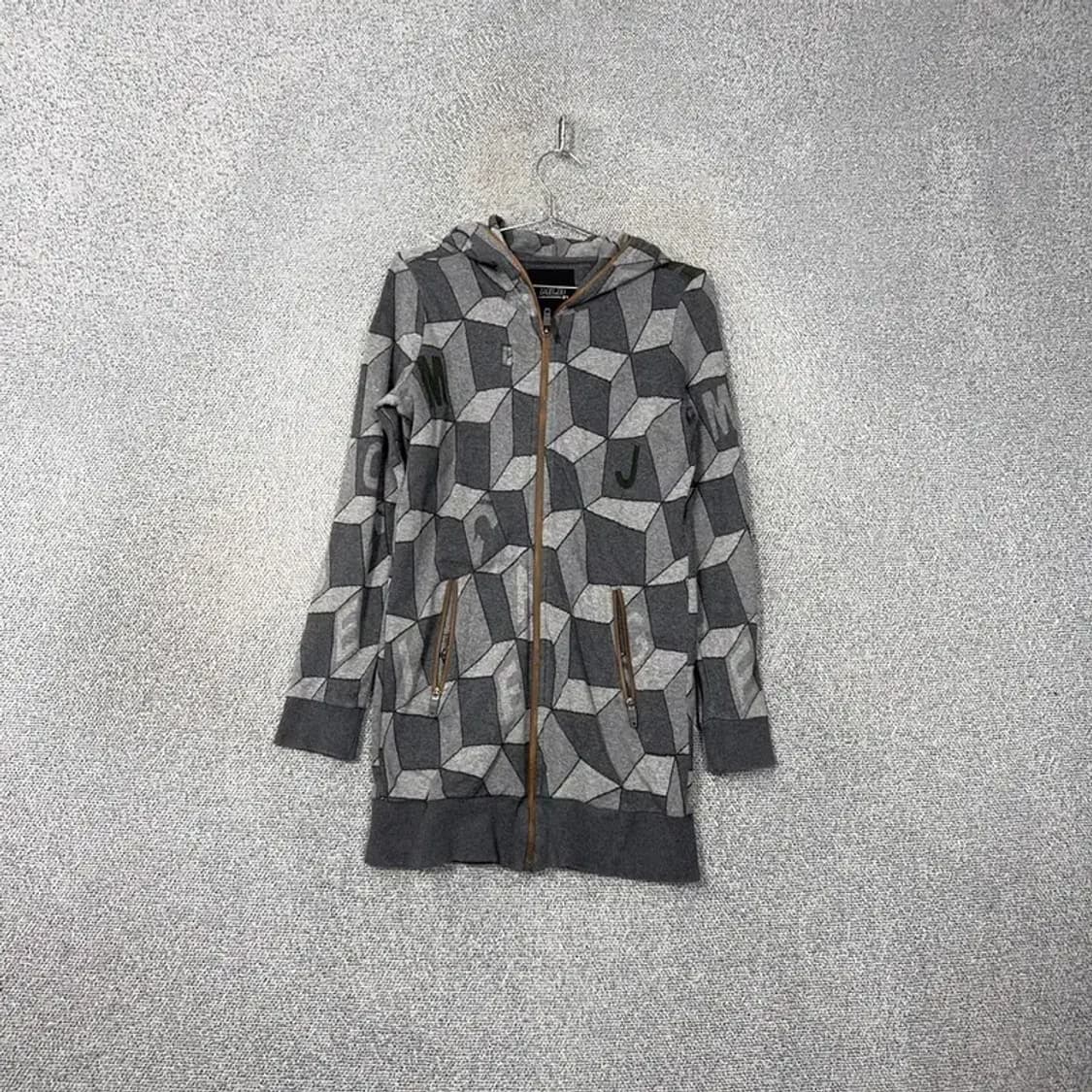 MLB 체크 패턴 여성 빈티지 롱 후드집업 90 상품이미지1