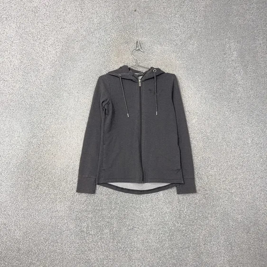 푸마 그레이 로고 기능성 후드집업 M 상품이미지1