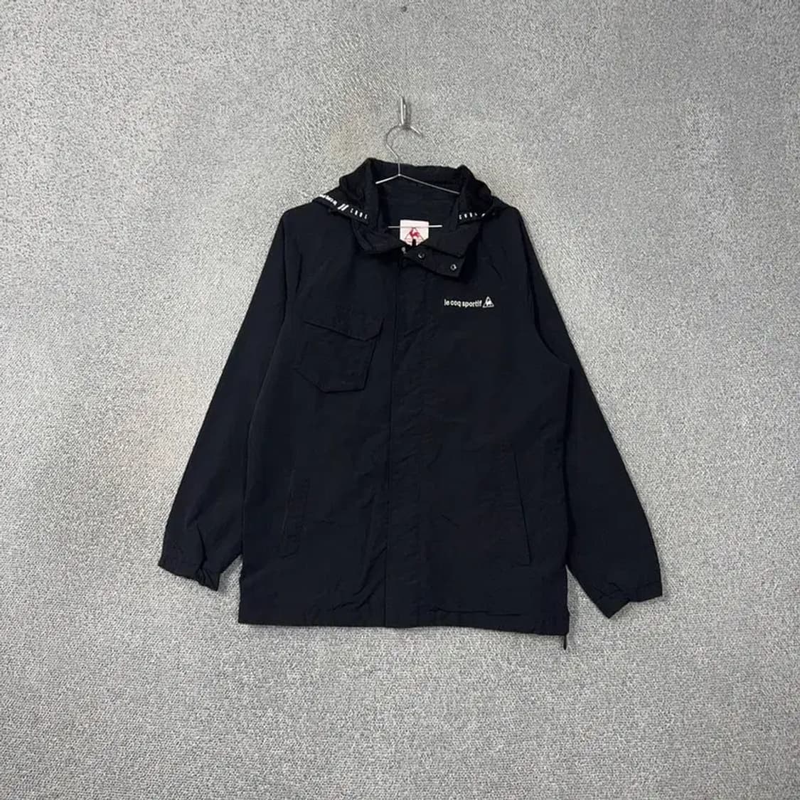 르꼬끄 로고 블랙 바람막이 윈드자켓 M 상품이미지1