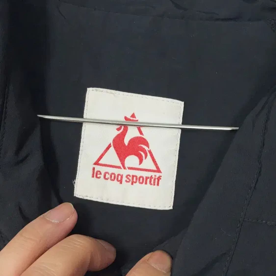 르꼬끄 로고 블랙 바람막이 윈드자켓 M 상품이미지3