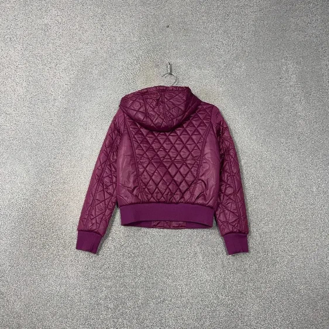 MLB 퍼플 퀄팅 경량 후드 패딩 점퍼 85 상품이미지2