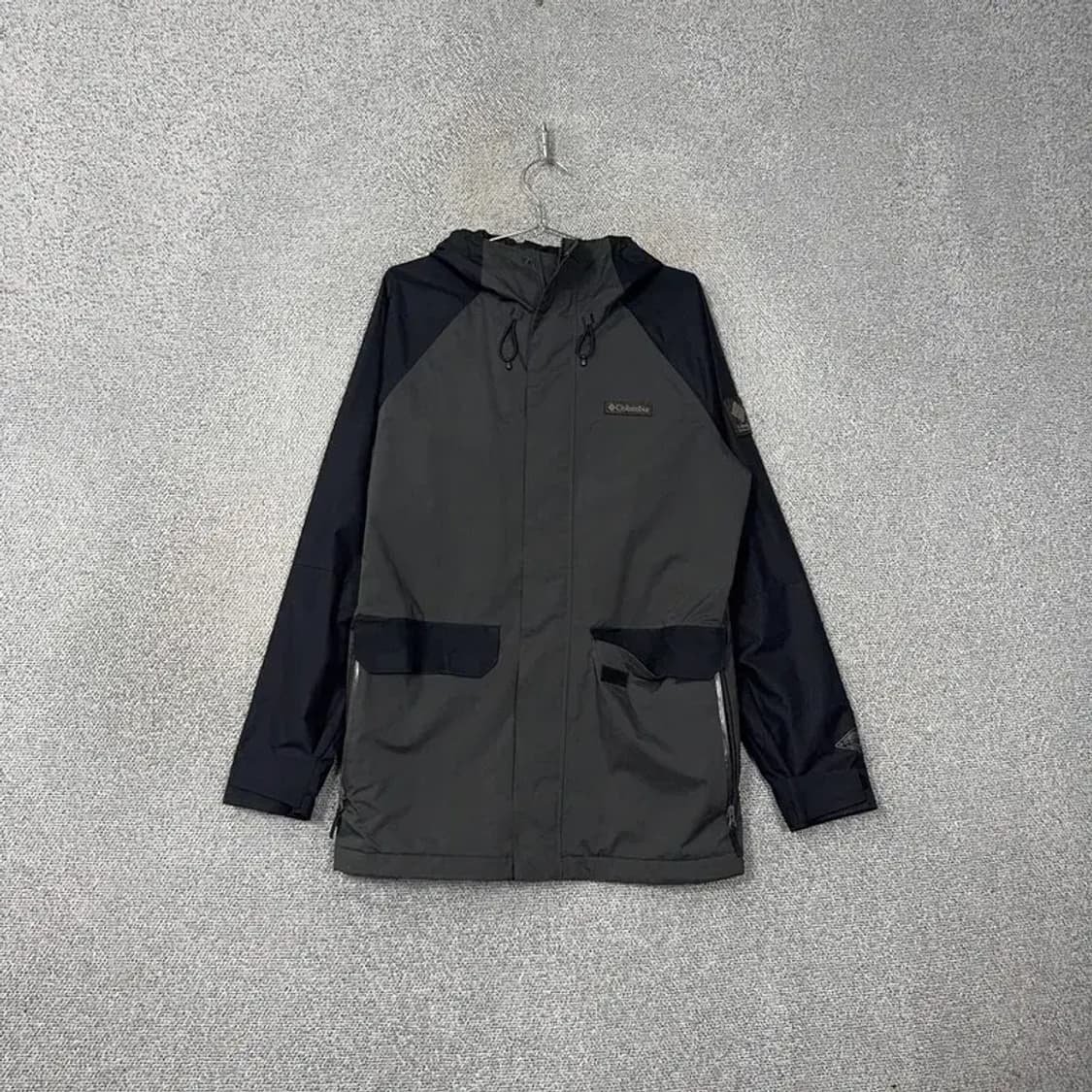 콜롬비아 옴니테크 그레이 투톤 기능성 롱 바람막이 L 상품이미지1