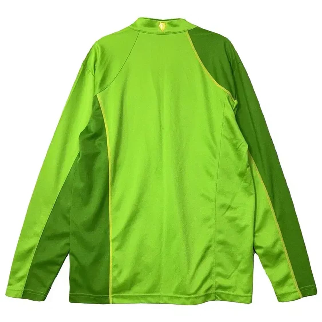 블랙야크 라이트 그린 로고 등산 기능성 반집업 긴팔 100 상품이미지2