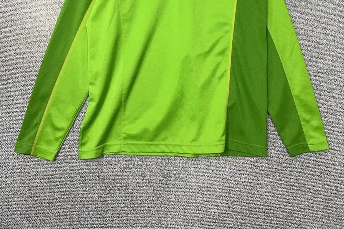 블랙야크 라이트 그린 로고 등산 기능성 반집업 긴팔 100 상품이미지4