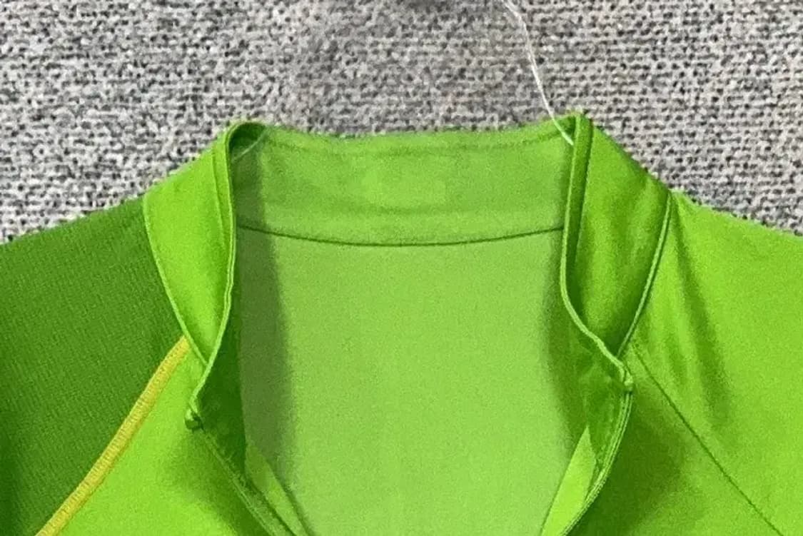 블랙야크 라이트 그린 로고 등산 기능성 반집업 긴팔 100 상품이미지5