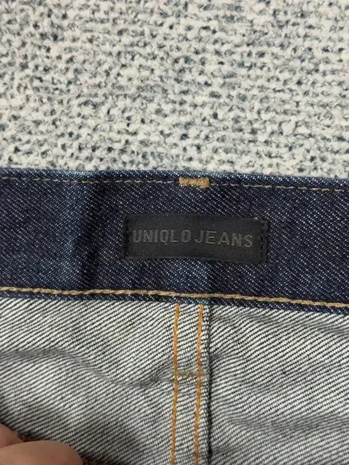 유니클로 진스 진청 생지 청바지 81.5cm(32) 상품이미지7