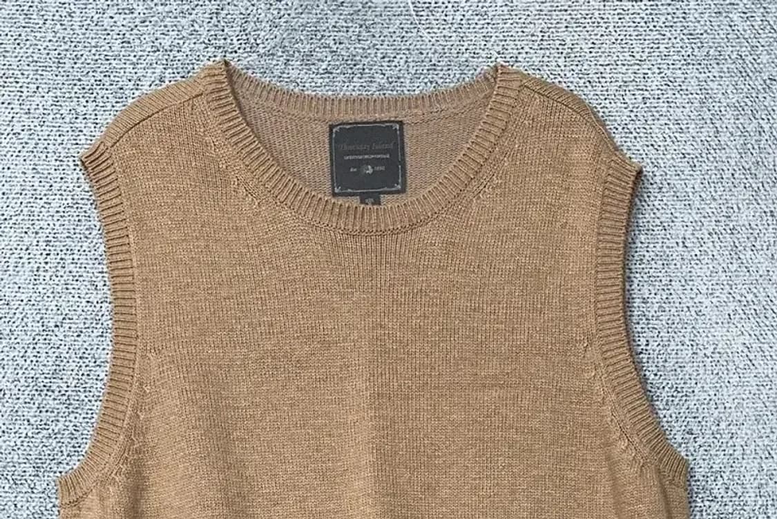 써스데이아일랜드 베이지 모헤어 레이온 니트 원피스 165(M) 상품이미지3