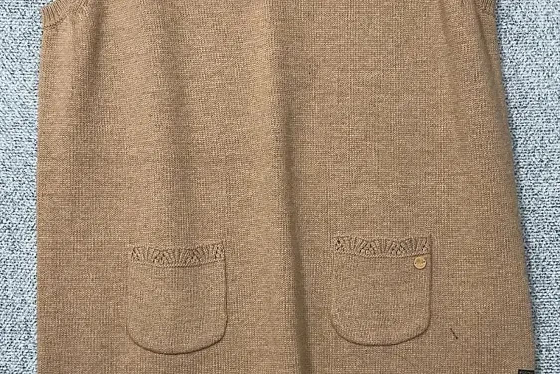 써스데이아일랜드 베이지 모헤어 레이온 니트 원피스 165(M) 상품이미지4