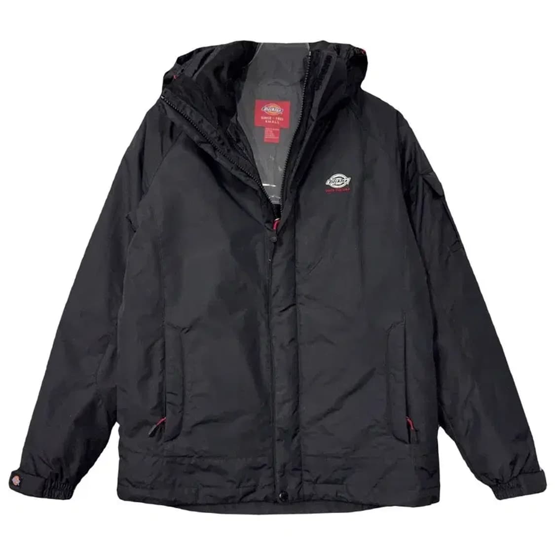 디키즈 블랙 로고 패딩 점퍼 S(90) 상품이미지1