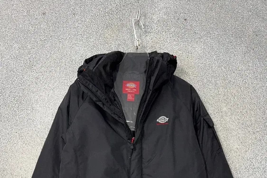 디키즈 블랙 로고 패딩 점퍼 S(90) 상품이미지3