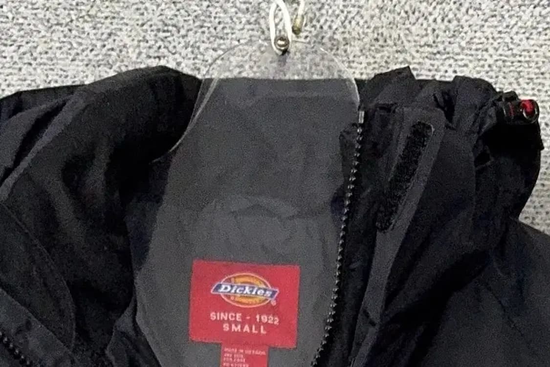 디키즈 블랙 로고 패딩 점퍼 S(90) 상품이미지5