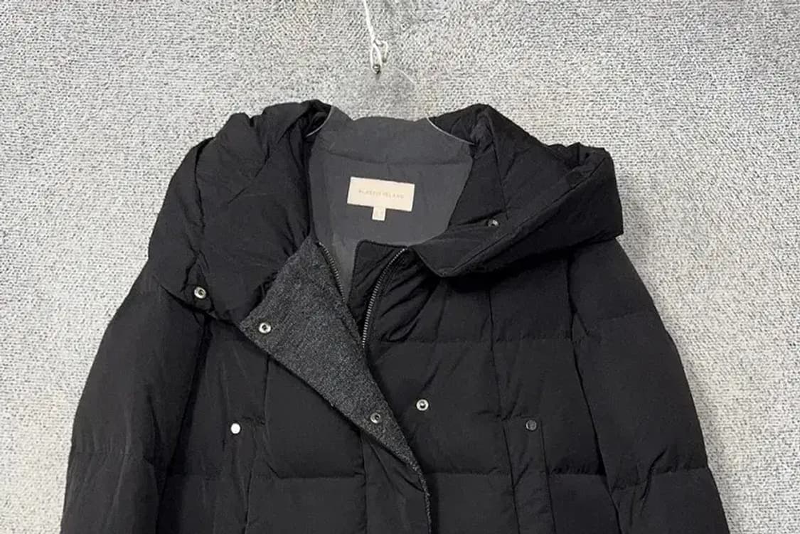 플라스틱아일랜드 블랙 덕다운 여성 캐주얼 패딩 S 상품이미지3