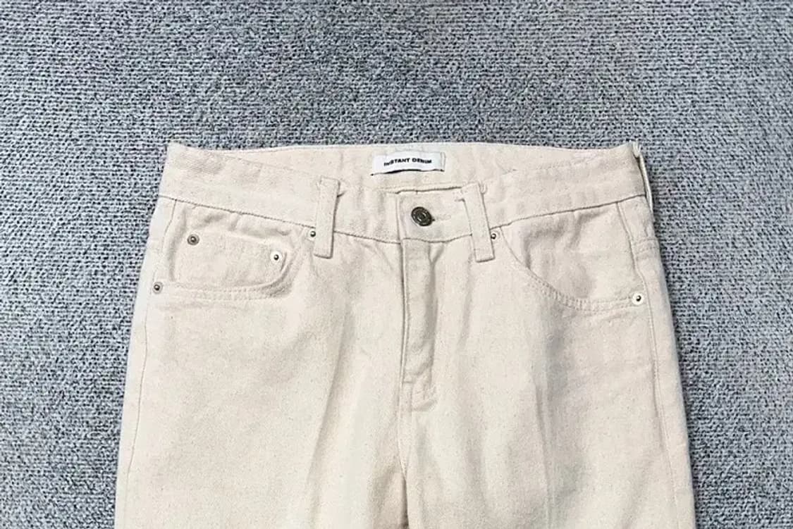 인스턴트 데님 크림 청바지 28 상품이미지3