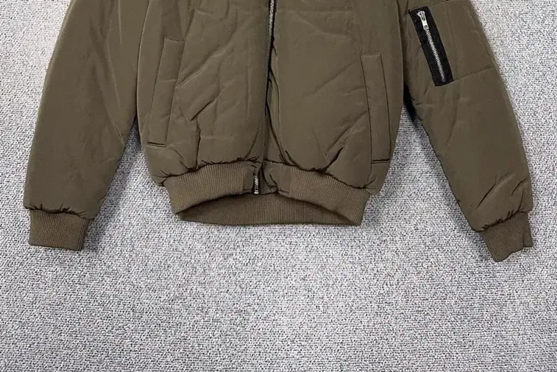 여성 양털 카라 브라운 패딩 L 상품이미지4