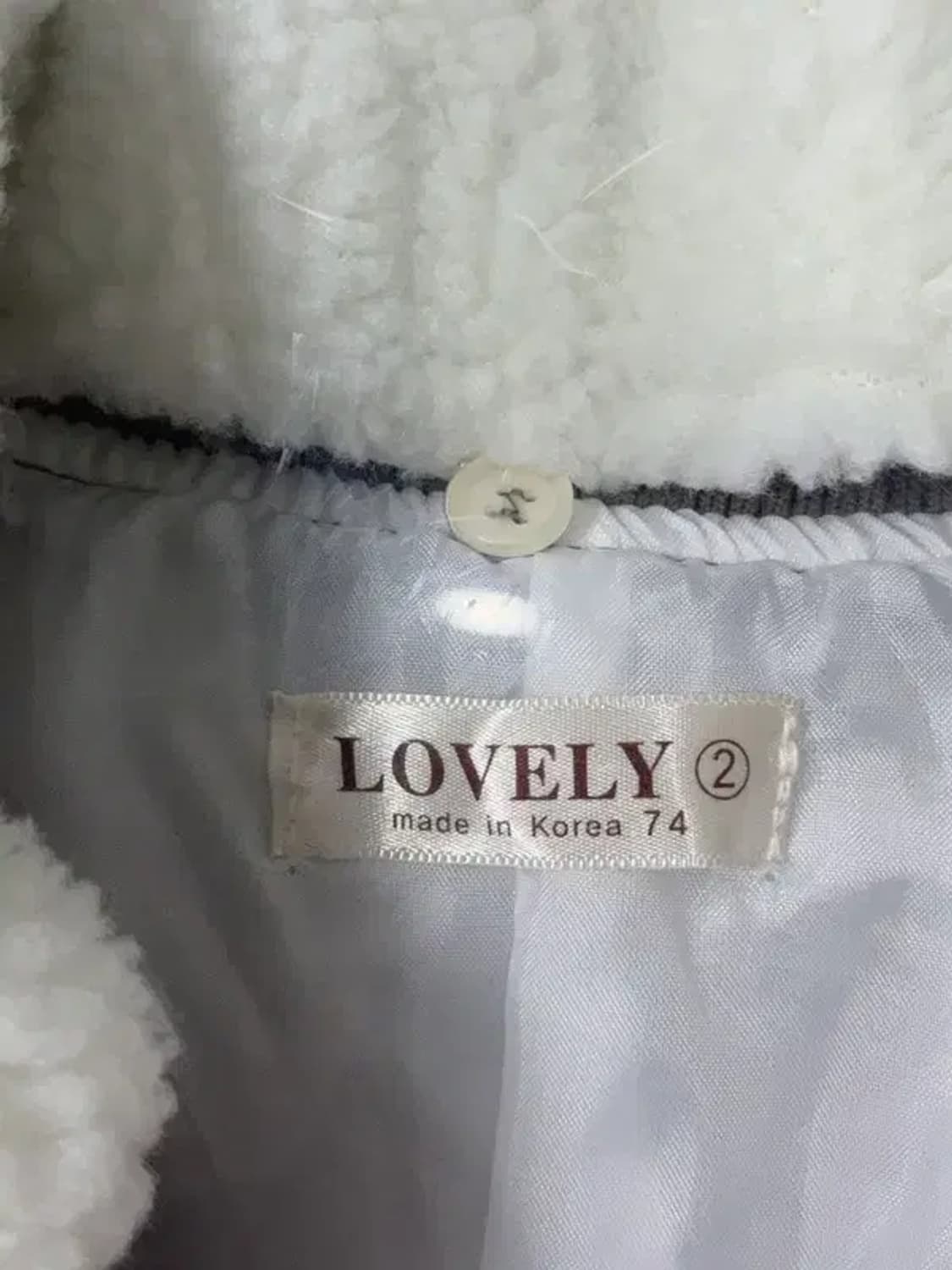 여성 양털 카라 브라운 패딩 L 상품이미지6